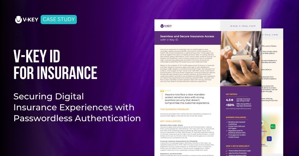 V-Key ID for Insurance V-Key ID for Insurance