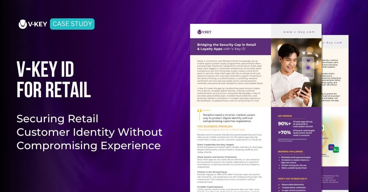 V-Key ID for Retail V-Key ID for Retail