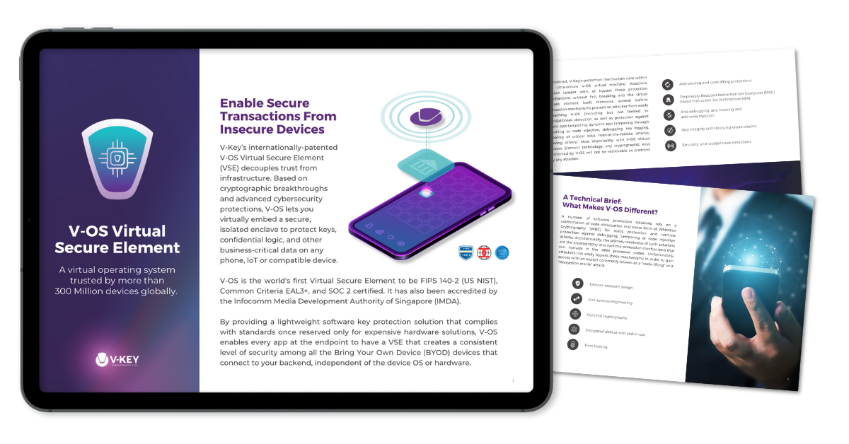 Download Your V-OS Virtual Secure Element Datasheet